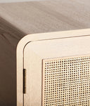 LARVIK dressoir van natuurlijk hout en gaas