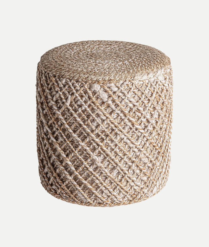 Reposapiés en yute FEDRENE - Reposapiés y puffs - El Workshop - yute