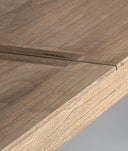 Mesa extensible de madera natural NYRY