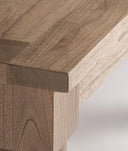 Mesa de comedor de madera natural NYRY