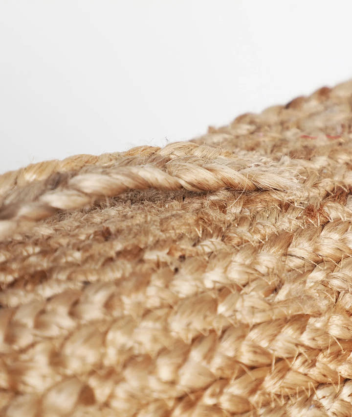 Puf rustico de yute, THIESI - Reposapiés y puffs - El Workshop - yute