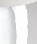 Lámpara de mesa cerámica blanca QUEILA