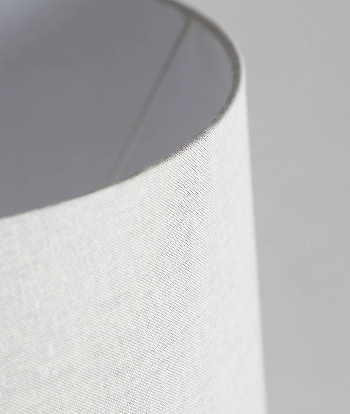 Lámpara de mesa  blanco estilo rústico con textura, HELINA