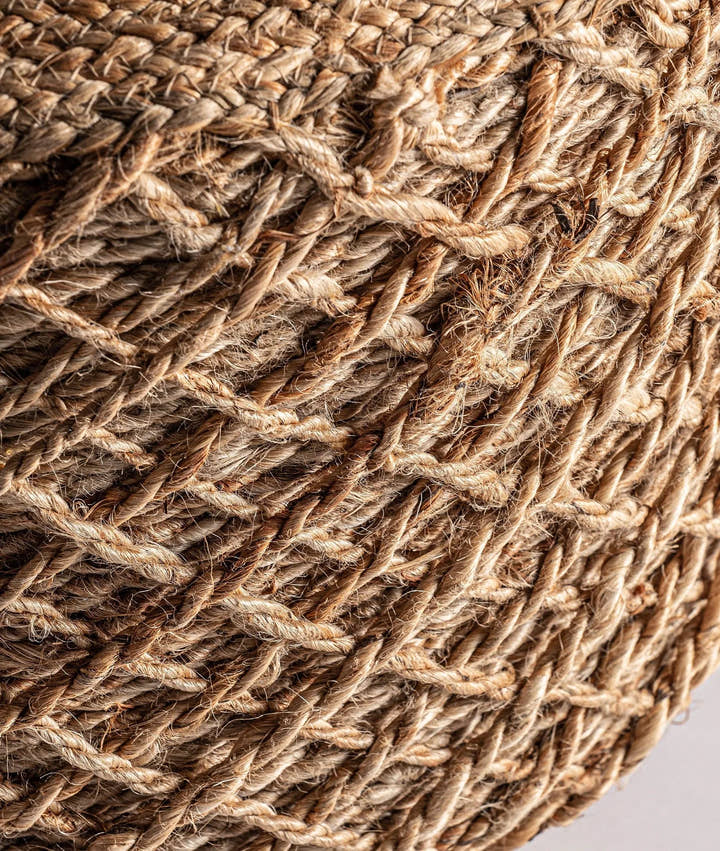 Reposapiés de yute GILDEON - Reposapiés y puffs - El Workshop - yute