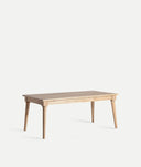 Mesa de comedor de madera natural NYRY