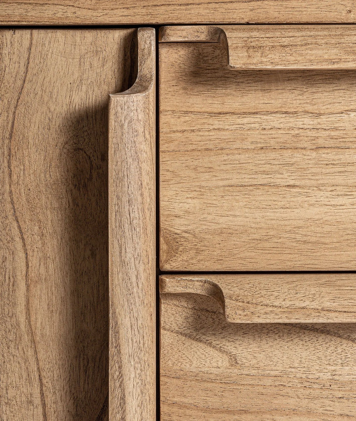 Aparador de madera natural NYRY