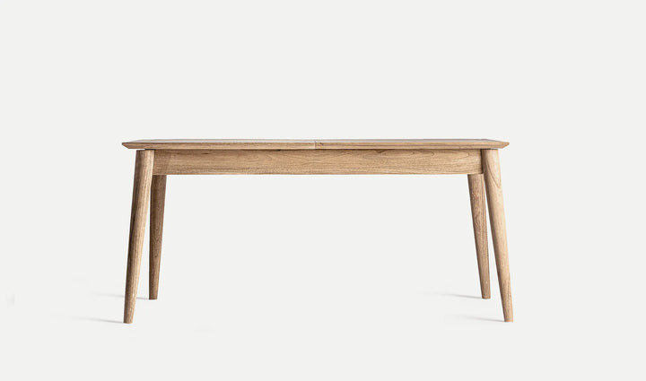 Mesa extensible de madera natural NYRY