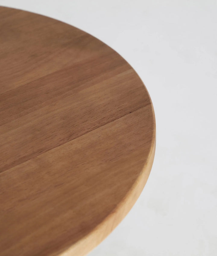 Mesa de centro AMILLY de madera y hierro negro