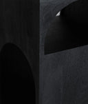 Mesa auxiliar madera negra KIRILA