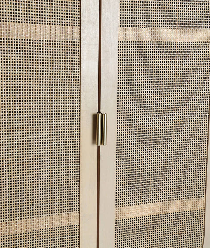 Armario BEILEN de madera de pino natural y negro - Armarios - El Workshop - madera de pino