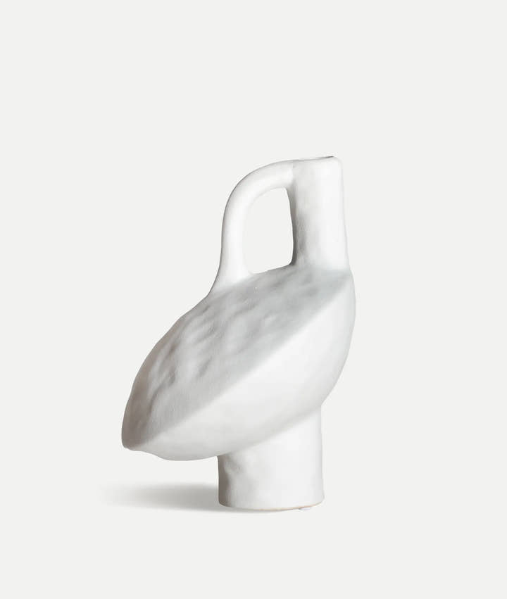 Jarrón de cer+amica con forma orgánica BLECK - Jarrones y centros - El Workshop - cerámica