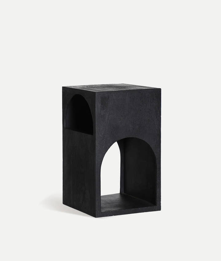 Mesa auxiliar madera negra KIRILA - Mesas auxiliares - El Workshop - madera de mango