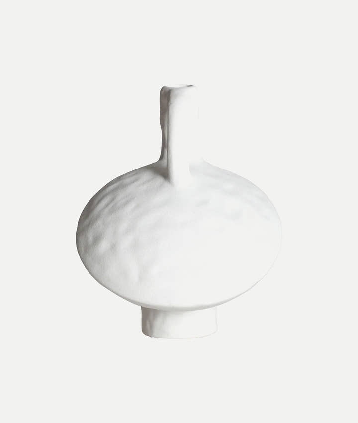 Jarrón de cer+amica con forma orgánica BLECK - Jarrones y centros - El Workshop - cerámica