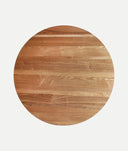 Mesa de comedor redonda SKAGEN de madera natural japandi