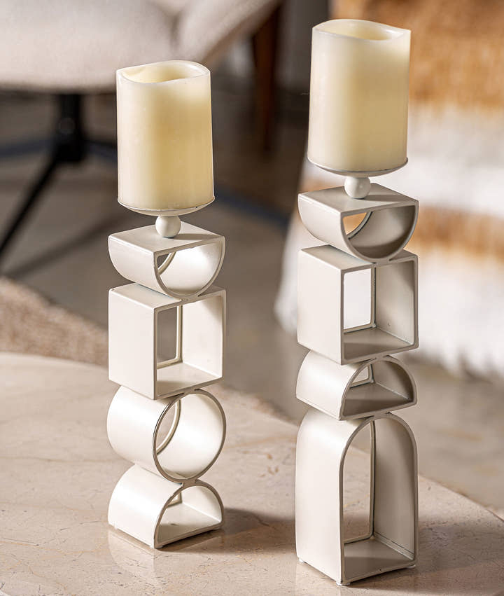 Portavelas GREYLE - Portavelas y velas - El Workshop - hierro