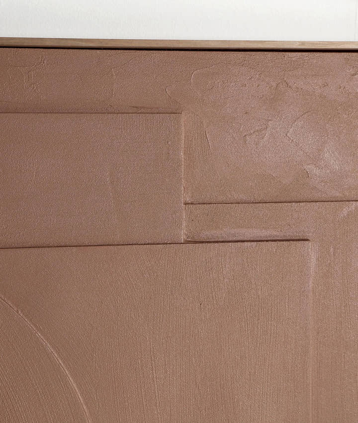 Arte de pared CARSENIE de tono marrón estilo minimalista - Pinturas y lienzos - El Workshop - lienzo