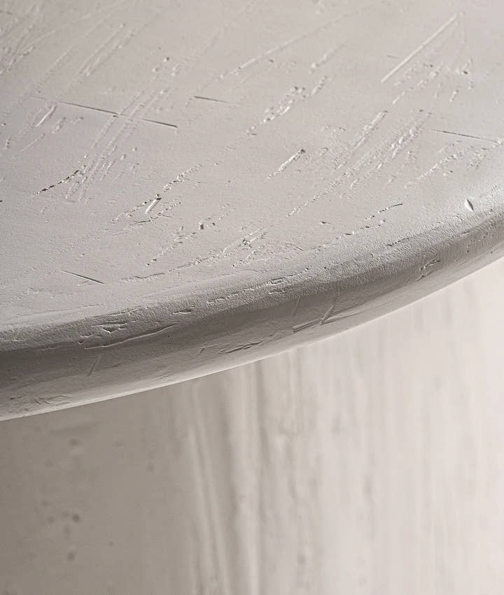 Mesa de comedor INHA de madera blanca estilo minimalista - Mesas de comedor - El Workshop - madera de mango