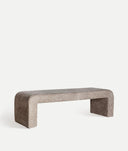 SIV voetenbankje gestoffeerd in beige