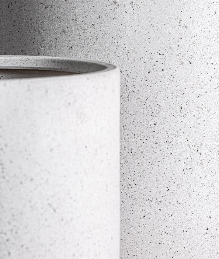 Juego de 3 macetas AILA en cerámica blanco roto - Macetas - El Workshop - cerámica