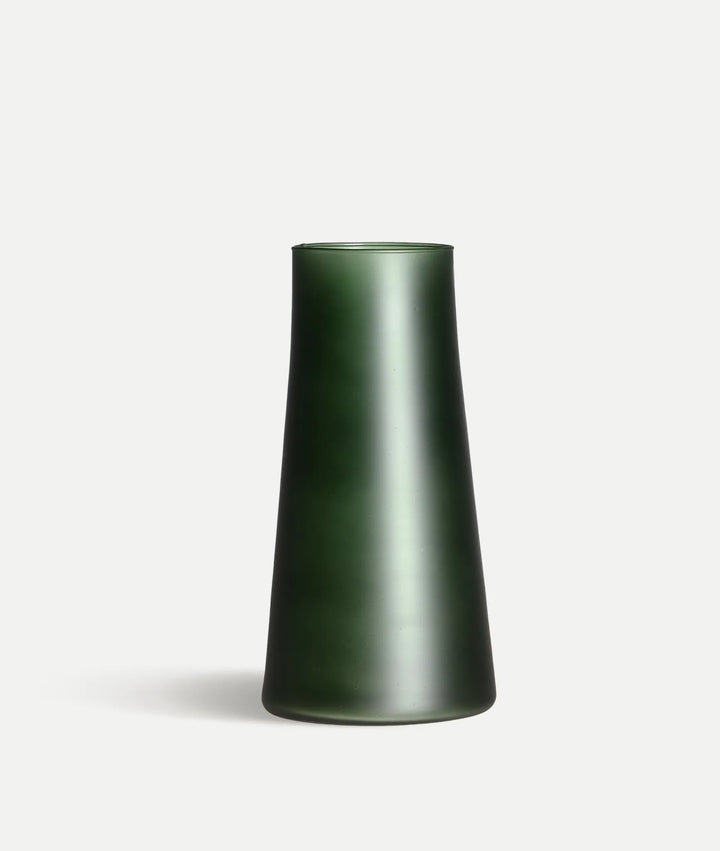 KIHA groene glazen vaas