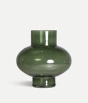 GHALEA vaas van groen glas