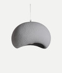TAVIRA PLAFONDLAMP grijs kunstharscement met ruwe textuur