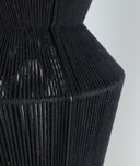 LÁMPARA DE TECHO SAYIL diseño geométrico con encanto artesanal negro en algodón - Lámparas de techo - El Workshop - algodón