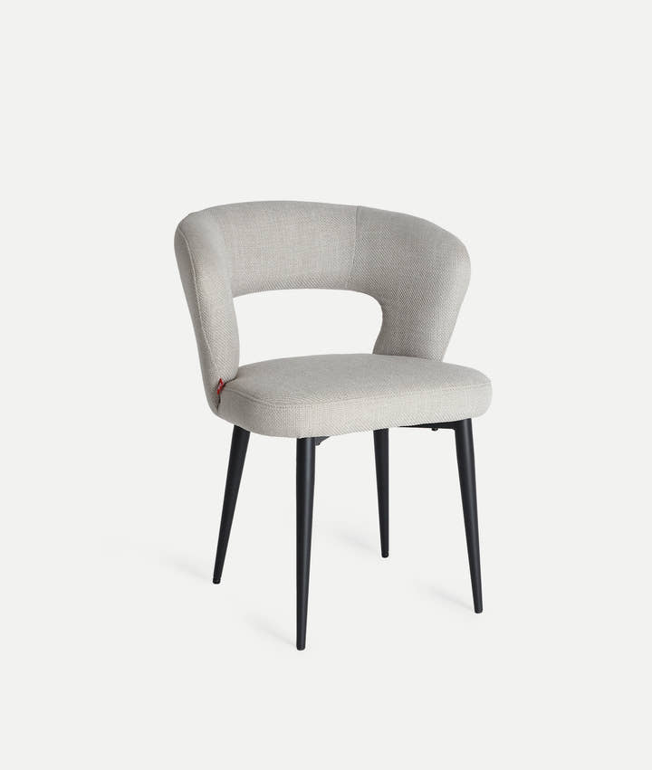 SILLA FLAGNAC beige en poliéster elegancia contemporánea - Sillas - El Workshop - poliéster