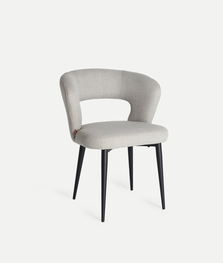 SILLA FLAGNAC beige en poliéster elegancia contemporánea - Sillas - El Workshop - poliéster