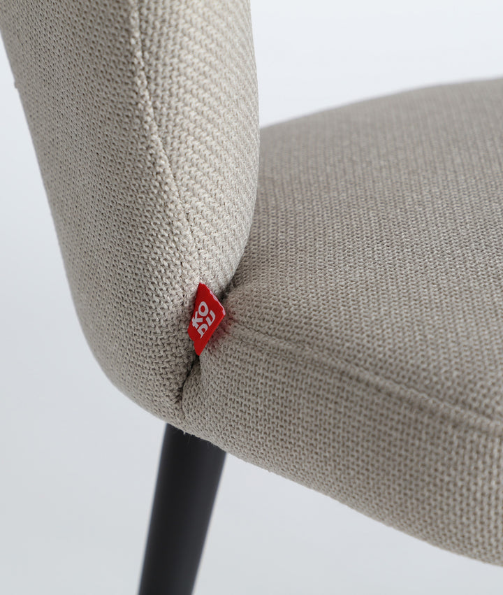 SILLA FLAGNAC beige en poliéster elegancia contemporánea - Sillas - El Workshop - poliéster