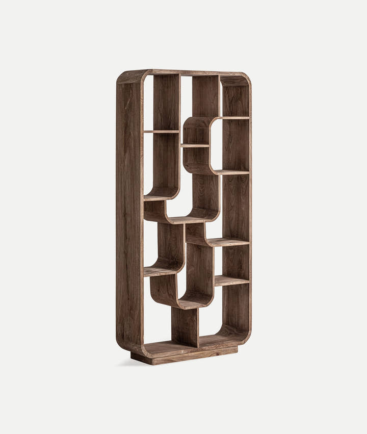 LIBRERÍA FLOW Escultura funcional en madera - Librerías y estanterías - El Workshop - madera de mango