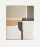 ARTE DE PARED VELUM beige en lienzo armonía de formas y colores - Pinturas y lienzos - El Workshop - lienzo