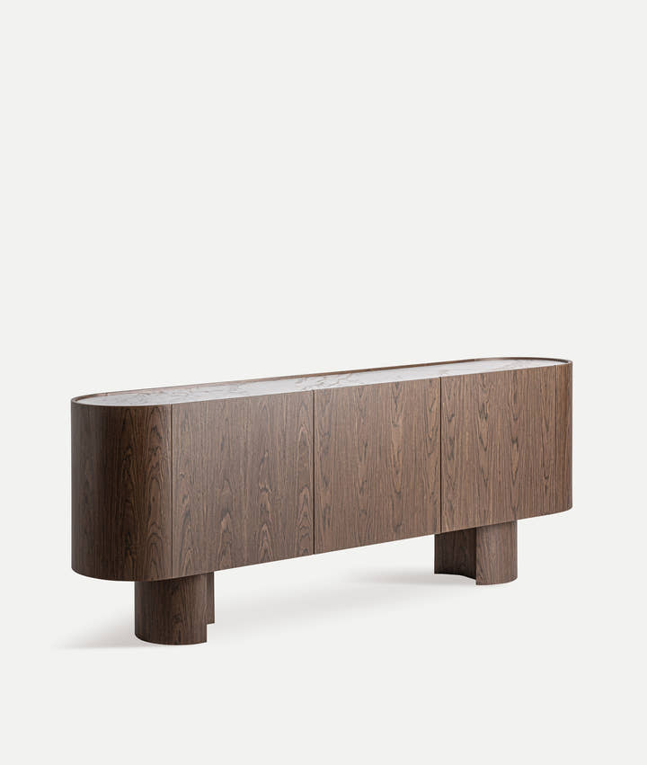 MUEBLE DE TV ARKO Fabricado en madera marrón de alta calidad - Aparadores - El Workshop - madera mdf