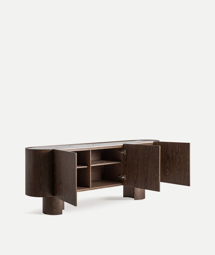 MUEBLE DE TV ARKO Fabricado en madera marrón de alta calidad - Aparadores - El Workshop - madera mdf