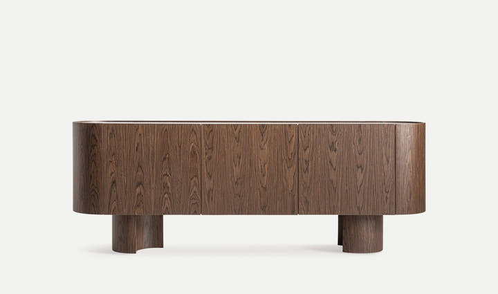 MUEBLE DE TV ARKO Fabricado en madera marrón de alta calidad - Aparadores - El Workshop - madera mdf