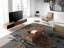 mueble tv nogal y acero cromado, vista 6