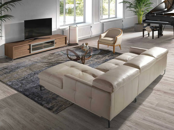 Mueble TV nogal y acero cromado - Mueble TV - El Workshop - madera - oscura