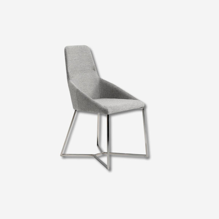 Gray fabric chair