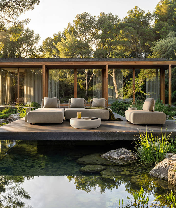 LENK outdoor armchair module 3