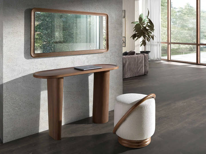 Espejo pared rectangular nogal - Espejo - El Workshop - 