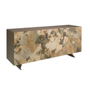 Metallic taupe wood sideboard