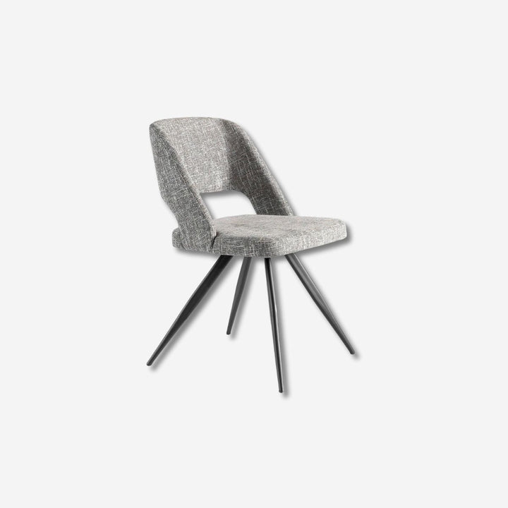 Gray fabric chair