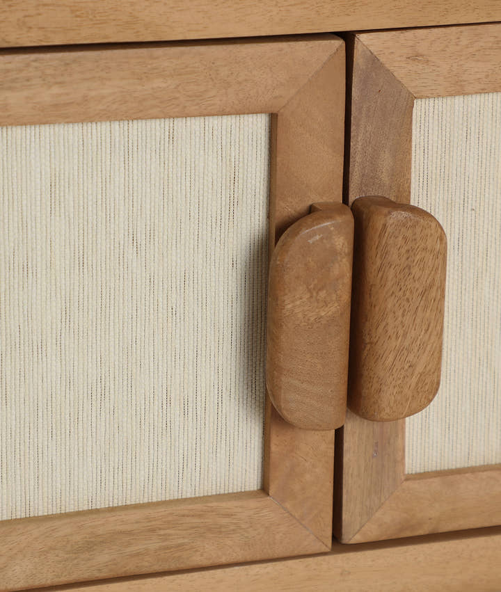 Mueble Tv Lattes de estilo nórdico - Mueble para TV - El Workshop-Madera de Mango