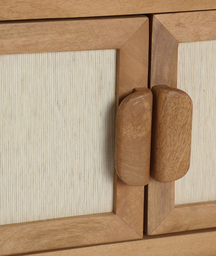 Mueble Tv Lattes de estilo nórdico - Mueble para TV - El Workshop-Madera de Mango