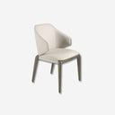 Silla polipiel crema