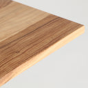 Mesa de bar de madera de acacia en color marrón claro GORTVA 80x80 cm