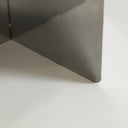 Mesa de centro de hierro en color plata PRAZZO