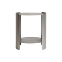 Mesa auxiliar de hierro en color gris PRAZZO 40x45 cm
