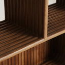 Estantería de madera de mango en color marrón DIUSSE