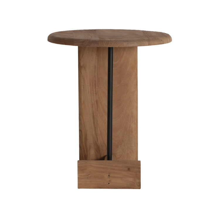 Mesa auxiliar de madera de mango en color marrón DIUSSE